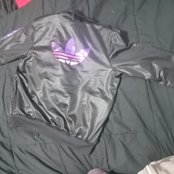 Rare ADIDAS! Chile62 late 90s/ Y2K SEQUINNED! Korn Style Jonathan Davis SUIT! - Picture 9 of 16